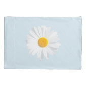 白デイジー 枕カバー (裏面)