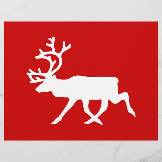 白トナカイ/カリブシルエット チラシ (裏面)