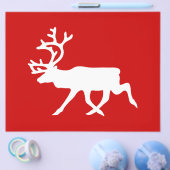 白トナカイ/カリブシルエット チラシ (シングル)