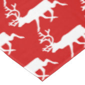 白トナカイ/カリブシルエット テーブルクロス (アングル)