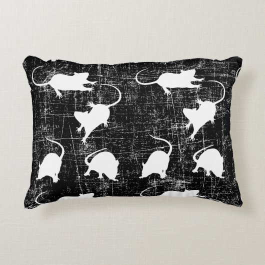 白ネズミ アクセントクッション (正面)