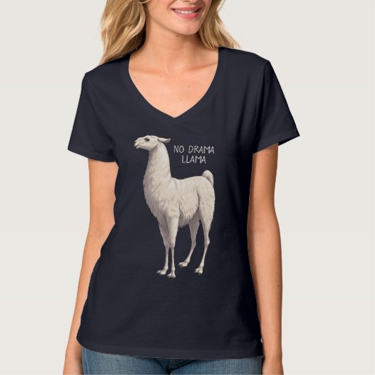 白ノドラマラマ Tシャツ (正面)