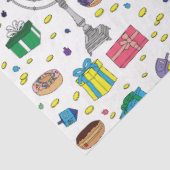 白ハヌカー模様 薄葉紙 (詳細)