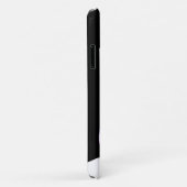 白ハートウマV (ピンクの月) Case-Mate iPhoneケース (裏面/右)