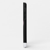 白ハートウマV (ピンクの月) Case-Mate iPhoneケース (裏面/左)