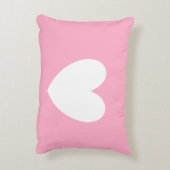 白ハート枕 アクセントクッション (裏面(縦))