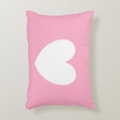 白ハート枕 アクセントクッション (正面(垂直))