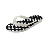 白ハート キッズビーチサンダル (アングル)