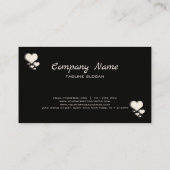 白ハート 名刺 (裏面)