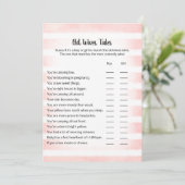 白バニーピンクの老妻テイルズゲームカード 招待状 (スタンド正面)