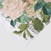 白バラのコラージュ 薄葉紙 (詳細)