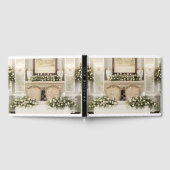 白バラのテーブル設定 ゲストブック (全面)