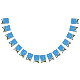 白バラフローラ バンティングフラッグ