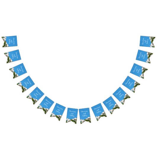 白バラフローラ バンティングフラッグ (全)