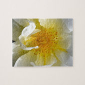 白バラ中央 ジグソーパズル (横)