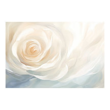 白バラ抽象芸術絵画の花