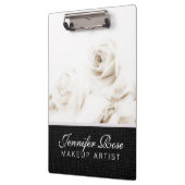 白バラ花 クリップボード (左)