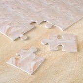 白バラ花 ジグソーパズル (側面)