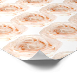 白バラ花 ポスター