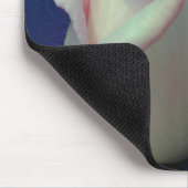 白バラ芽花 マウスパッド (コーナー)