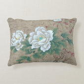 白バラ アクセントクッション (正面)