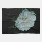 白バラ キッチンタオル (横)