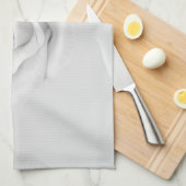 白バラ キッチンタオル (四つ折り)