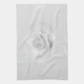 白バラ キッチンタオル (縦)