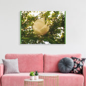 白バラ キャンバスプリント (インサイチュ (リビング))