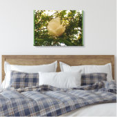 白バラ キャンバスプリント (インサイチュ (寝室))