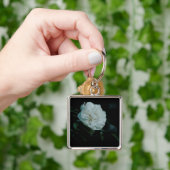 白バラ キーホルダー (手)