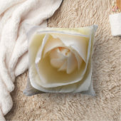 白バラ クッション (ブランケット)