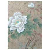 白バラ クリップボード (裏面)