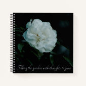 白バラ ノートブック (正面)