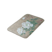 白バラ バスマット (アングル)