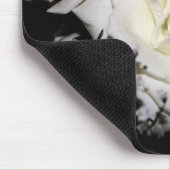 白バラ マウスパッド (コーナー)