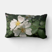 白バラ ランバークッション (裏面)