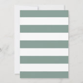 白バラ | 赤ちゃんシャワービンゴゲーム 招待状 (裏面)