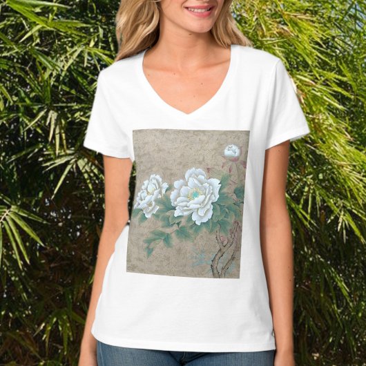 白バラ Tシャツ