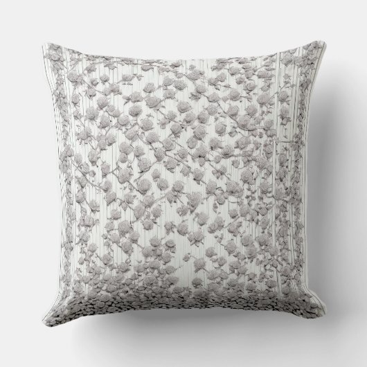 白バラA クッション (裏面)