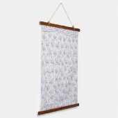 白バラF 吊り下げ型タペストリー (傾斜あり)