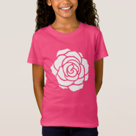 白バラTシャツ(子) Tシャツ
