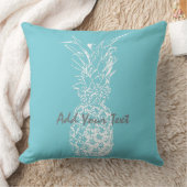 白パイナップル クッション (ブランケット)