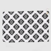 白パターアステカンのBW記号 ゴルフタオル (横)