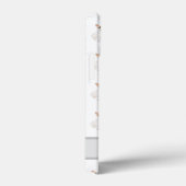 白パーソナライズされたいフランス犬 Case-Mate iPhoneケース (裏面 / 右)