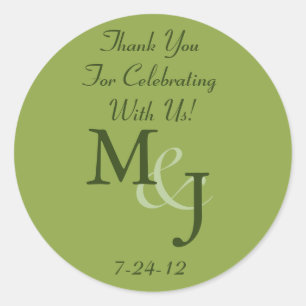 白パーソナライズされたデイジー結婚式の引き出物ラベル ラウンドシール