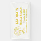 白パーソナライズされたミニマル族懇親会 横断幕 (縦)