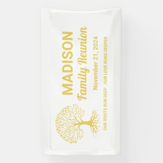 白パーソナライズされたミニマル族懇親会 横断幕 (縦)