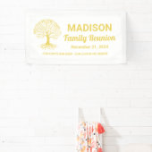 白パーソナライズされたミニマル族懇親会 横断幕 (インサイチュ)