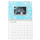 白パーソナライズされたモダン表紙の写真 カレンダー (1月 2026)